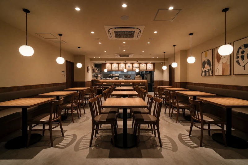 Quiet accessible restaurant with wide aisles and adjustable table heights for cerebral palsy dating
