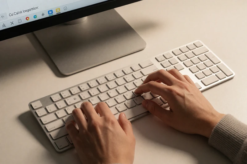 Accessible keyboard and screen reader software on a monitor, representing nonprofit accessibility-first values